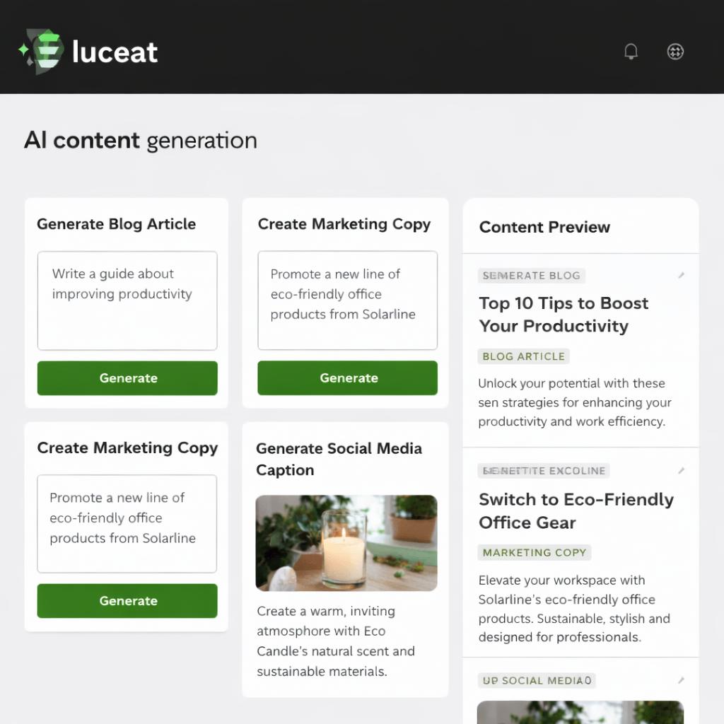 AI Content generation